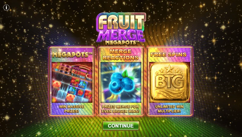Fruit Merge Megapots - jogo bônus com Megapot Coin